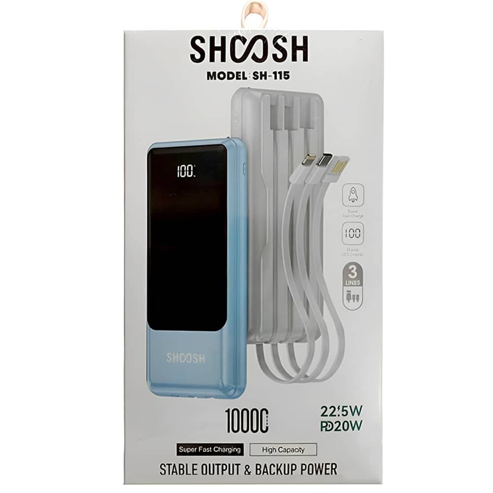 پاوربانک شوش مدل SH-115 ظرفیت 10000 میلی آمپر — تصویر ۶