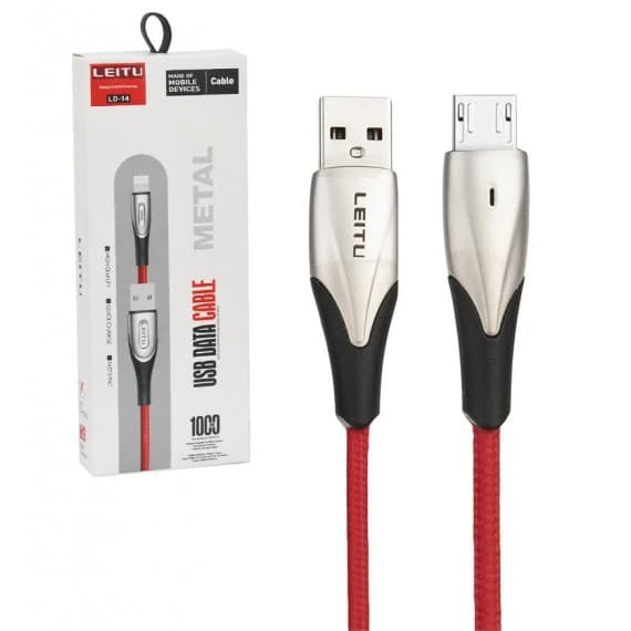 کابل تبدیل USB به Lightning لیتو LEITU LD-14