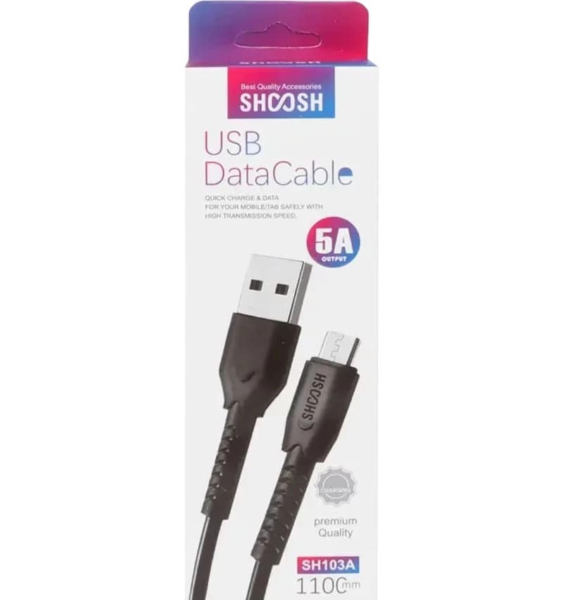 کابل تبدیل USB به Micro-USB شوش SHOOSH SH103A — تصویر ۳