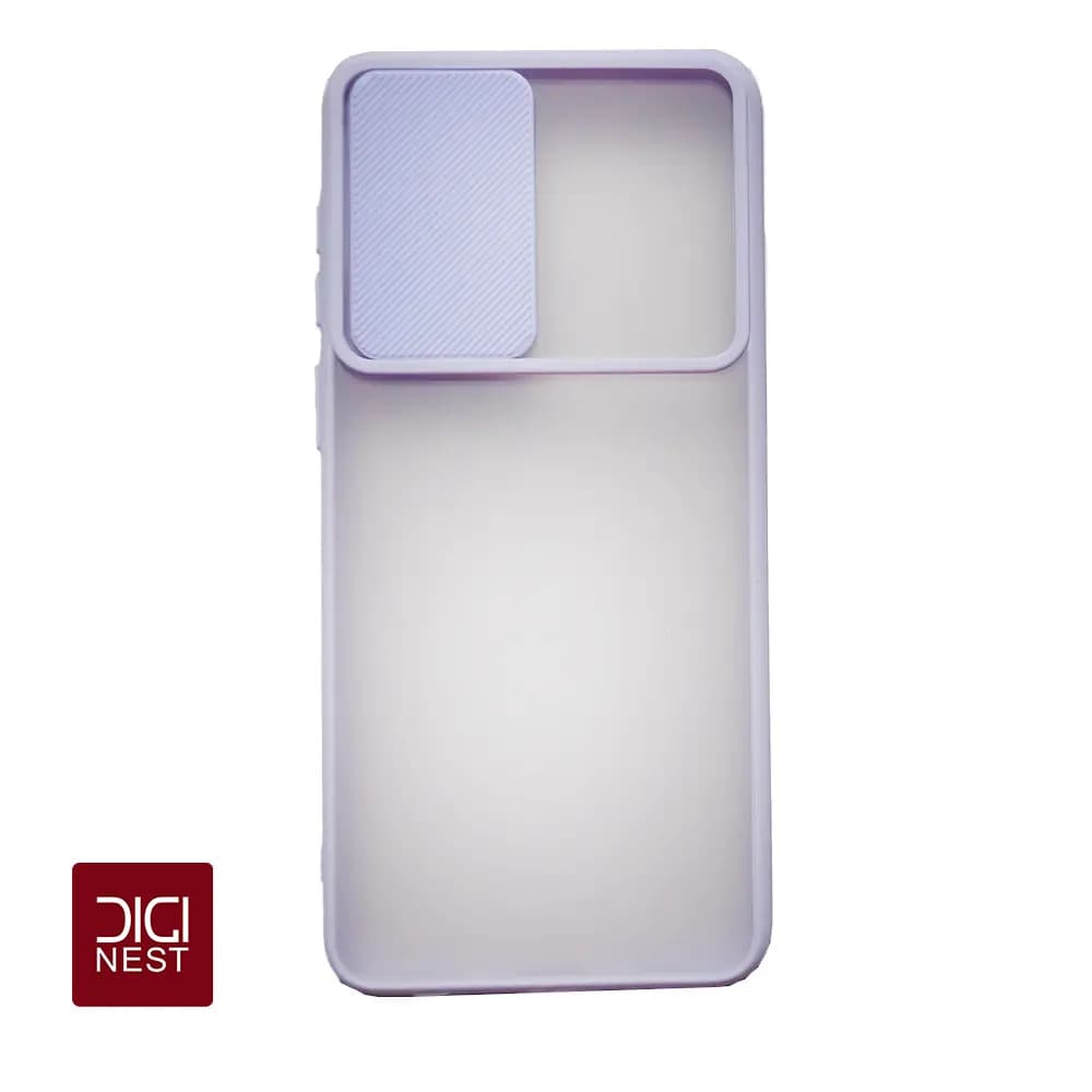 قاب دور سیلیکونی پشت مات محافظ لنزدار کشویی گوشی موبایل سامسونگ samsung A02 — تصویر ۳