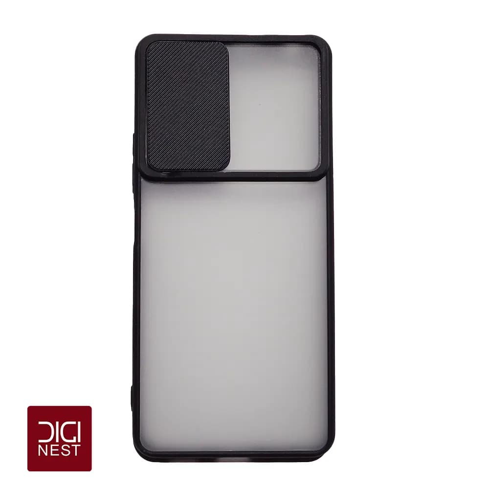 قاب دور سیلیکونی پشت مات محافظ لنزدار کشویی گوشی موبایل ردمی نوت 10 پرو redmi note 10 pro — تصویر ۳