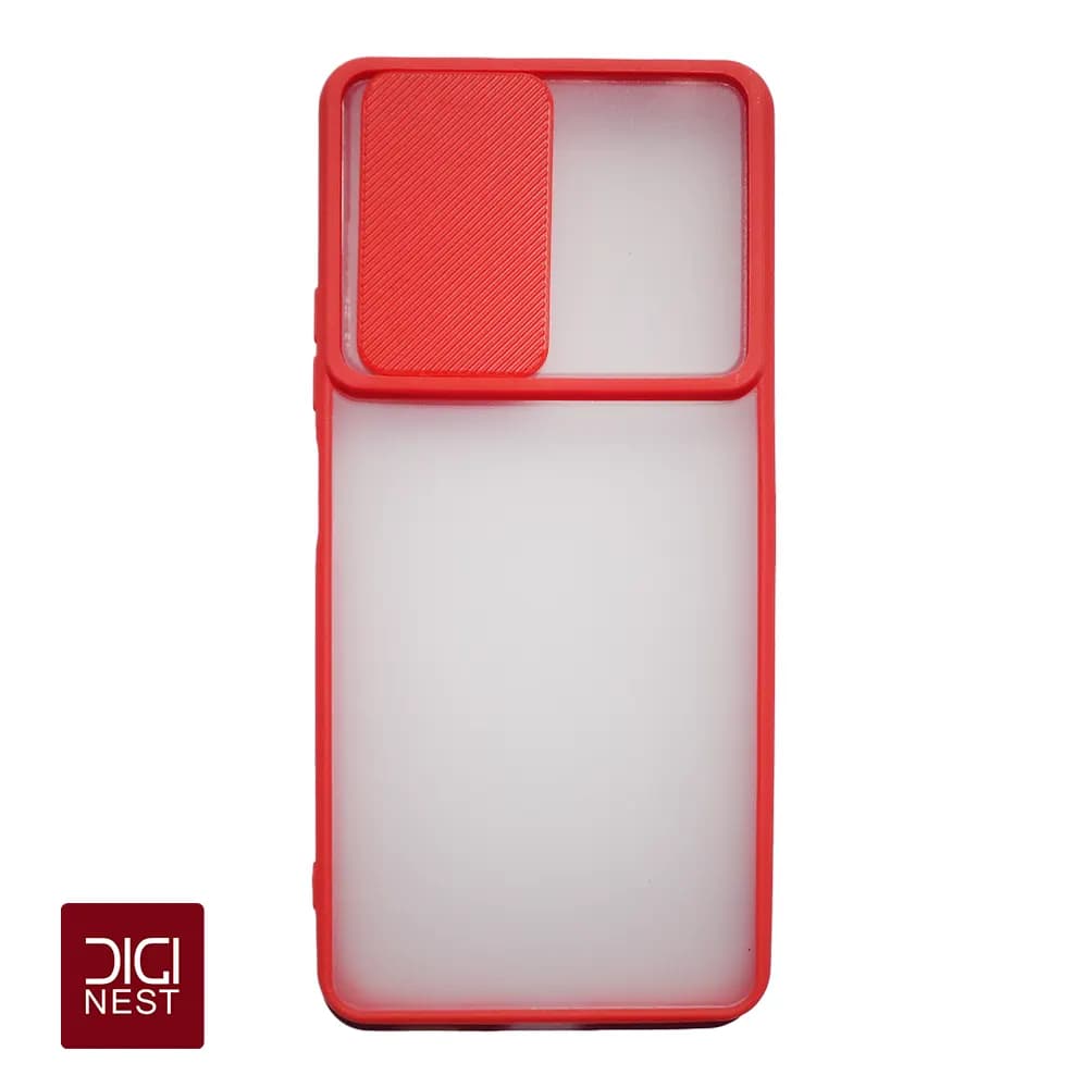 قاب دور سیلیکونی پشت مات محافظ لنزدار کشویی گوشی موبایل ردمی نوت 10 پرو redmi note 10 pro — تصویر ۴