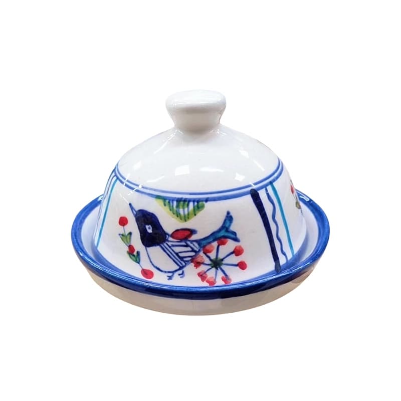 کره خوری سرامیکی طرح گل و مرغ