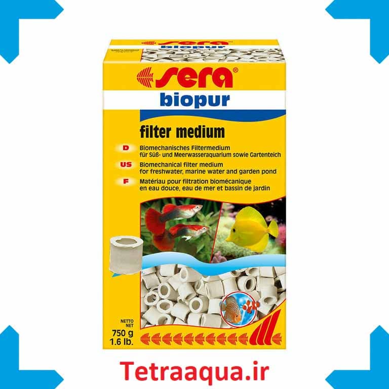 مدیا سرامیک سرا Biopur 750g Sera