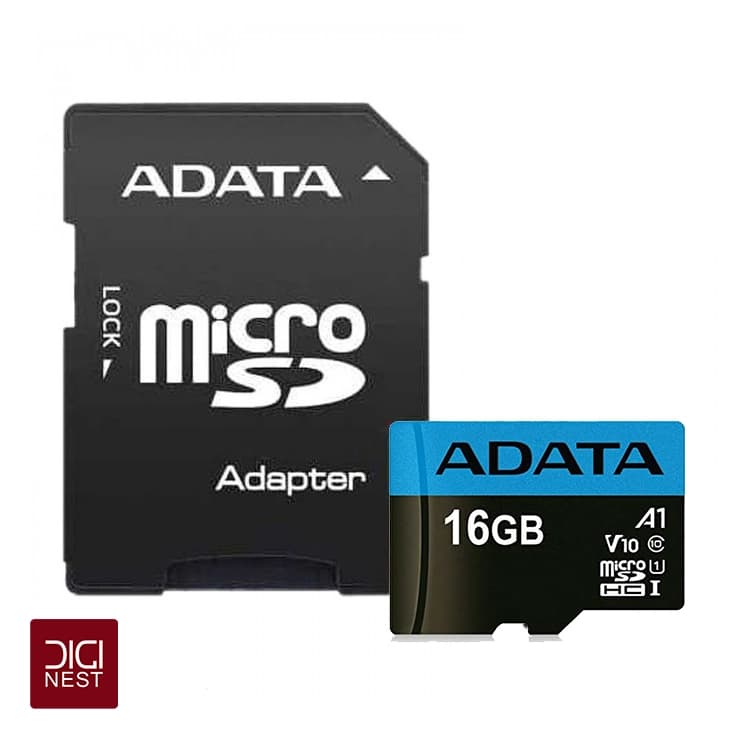 کارت حافظه میکرو 16 گیگ ای دیتا Adata Premier V10 U1 A1 با خشاب