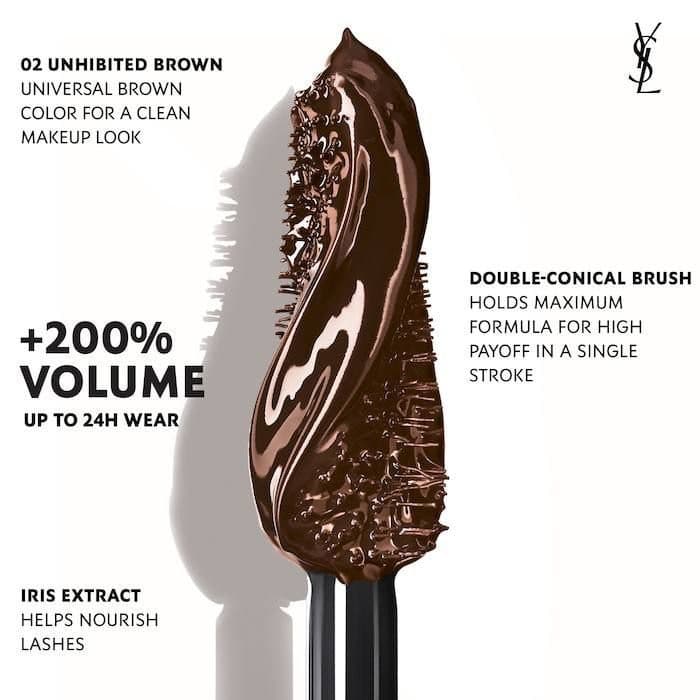 ریمل قهوه ای لش کلش ایوسن لورن YSL Lash Clash Brown Mascara — تصویر ۳