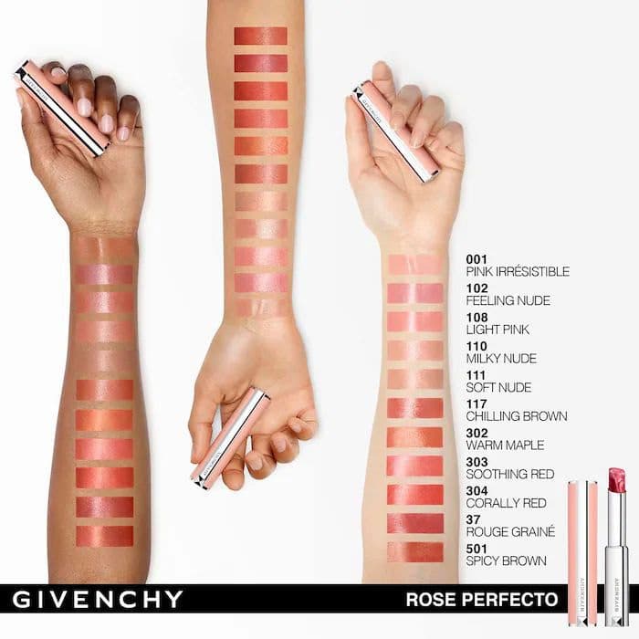 بالم لب ژیوانشی Givenchy Rose Perfecto Lip Balm 24H Hydration — تصویر ۶