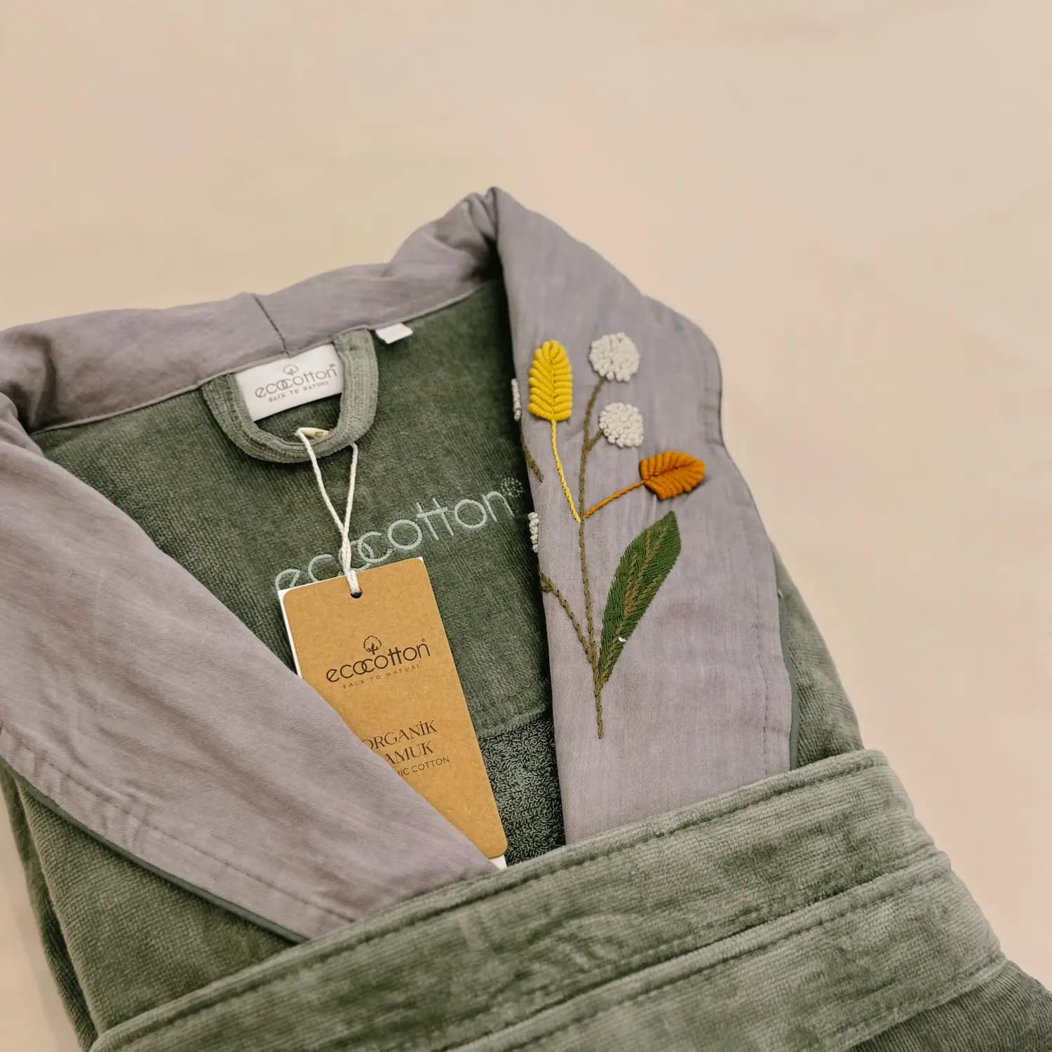 ست حوله تن پوش 4 تکه زنانه برند ecocotton مدل Farah — تصویر ۲
