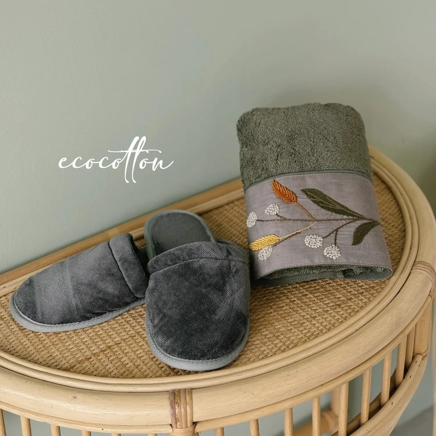 ست حوله تن پوش 4 تکه زنانه برند ecocotton مدل Farah — تصویر ۶