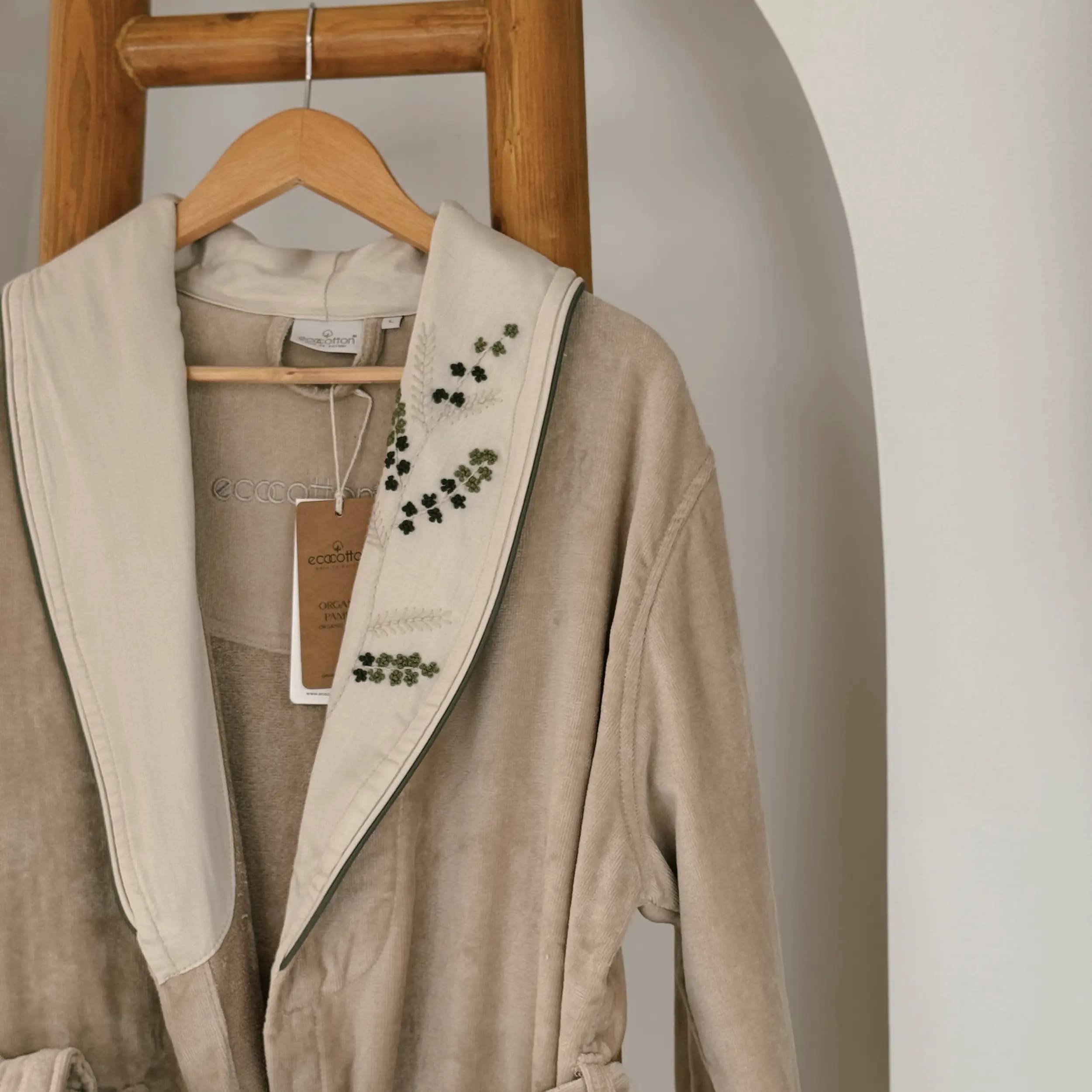 ست حوله تن پوش 4 تکه زنانه برند ecocotton مدل Derin — تصویر ۶