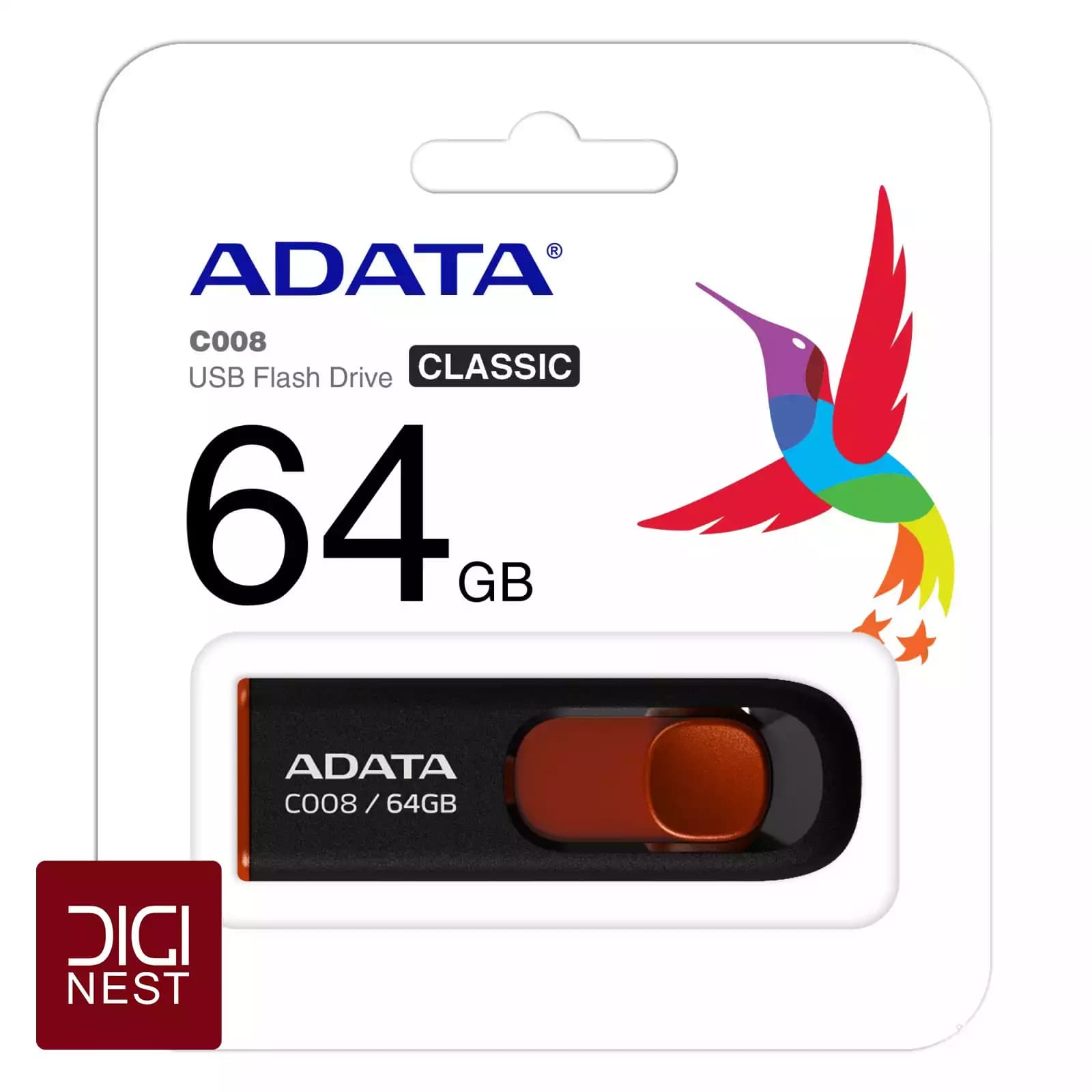 فلش مموری 64 گیگ ایدیتا ADATA مدل C008 — تصویر ۲