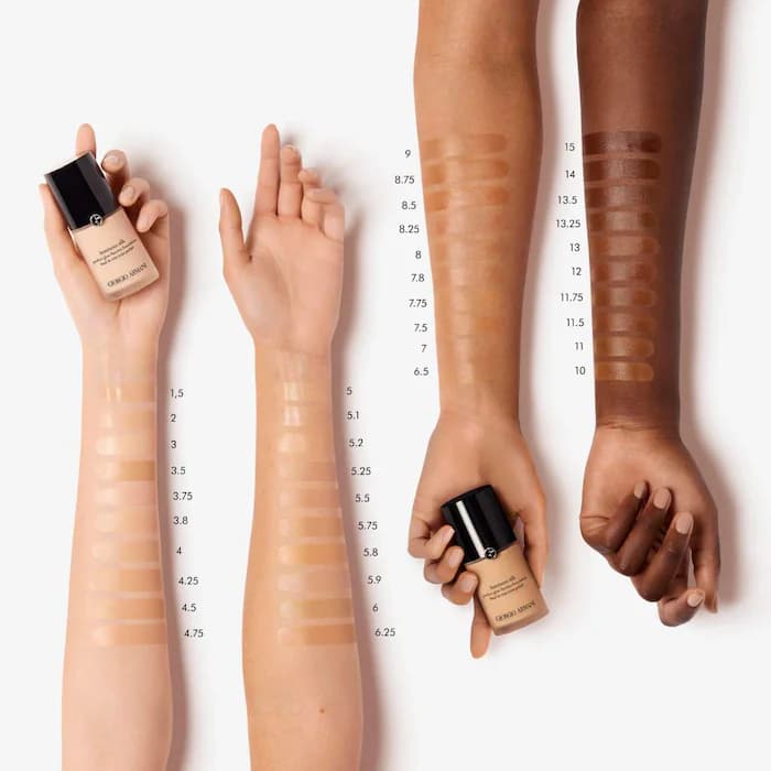 کرمپودر جورجیو ارمانی GIORGIO ARMANI luminous silk perfect glow flawless foundation — تصویر ۶