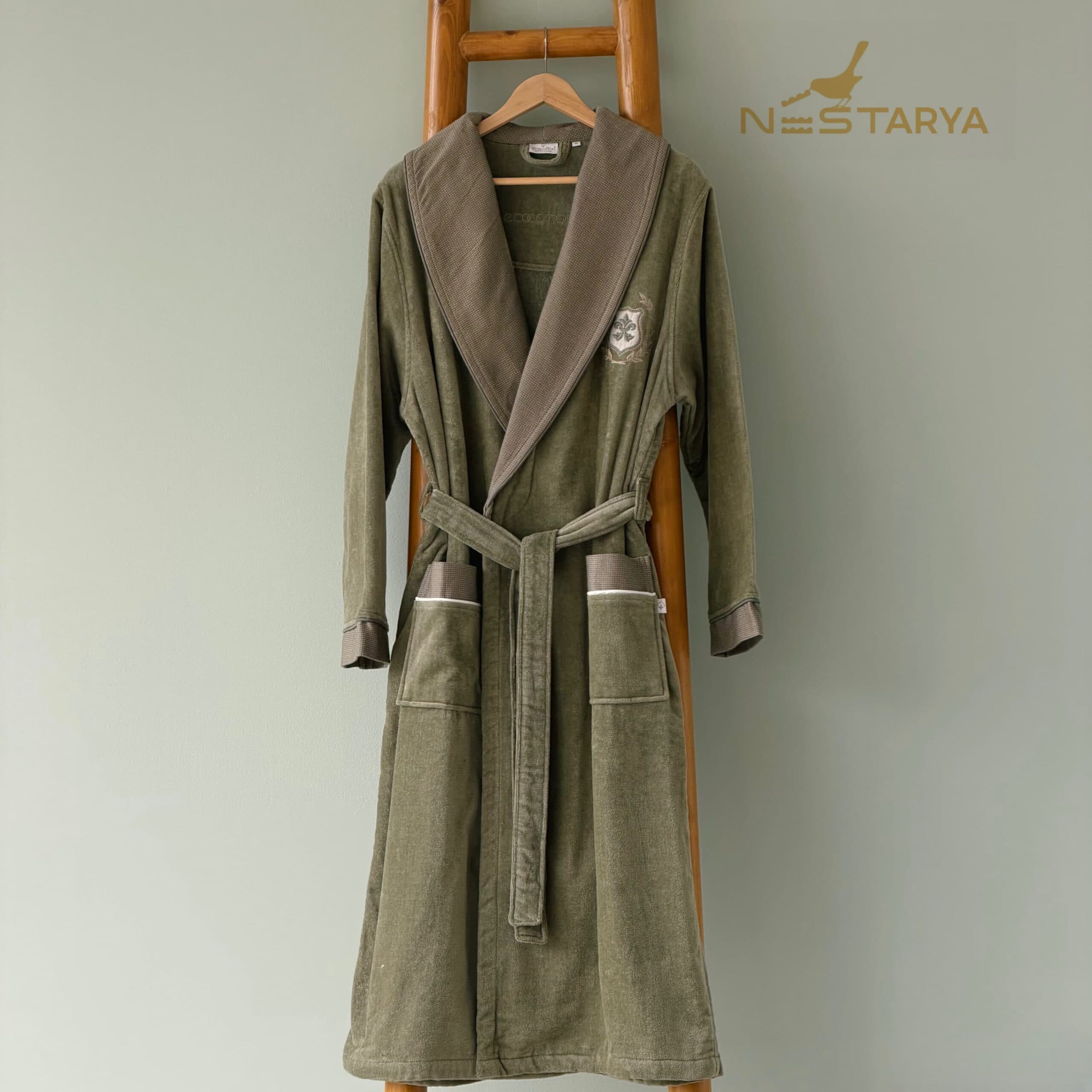 حوله تن پوش مردانه برند ecocotton مدل Masal