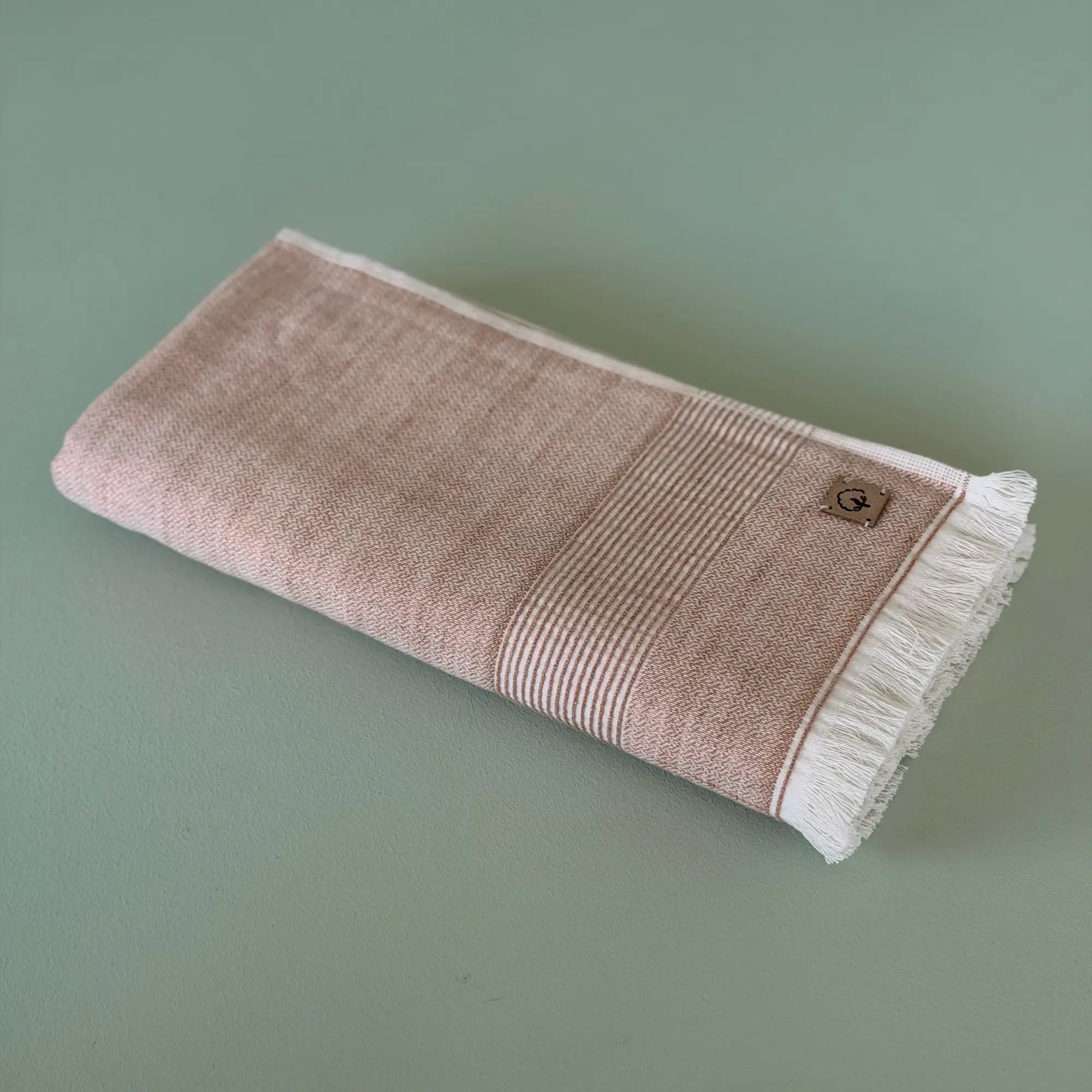حوله حمام برند ecocotton مدل Hasna سایز 150*80