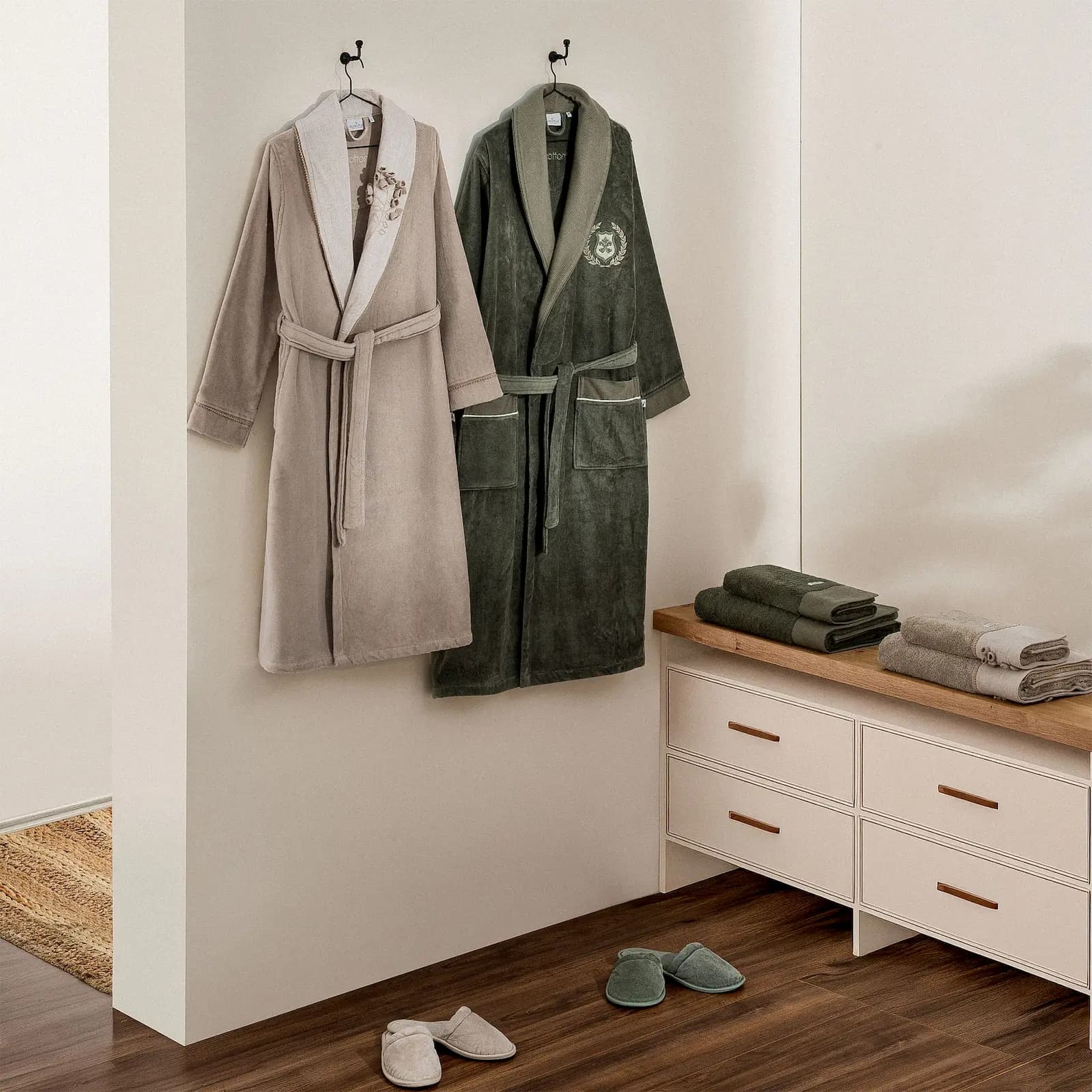 ست حوله ۱۰ تکه دونفره برند ecocotton مدل masal