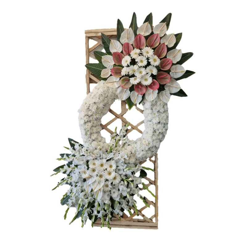 تاج گل پروانه – فروشگاه آنلاین گل| تاج گل|باکس گل|دسته گل|سبد گل