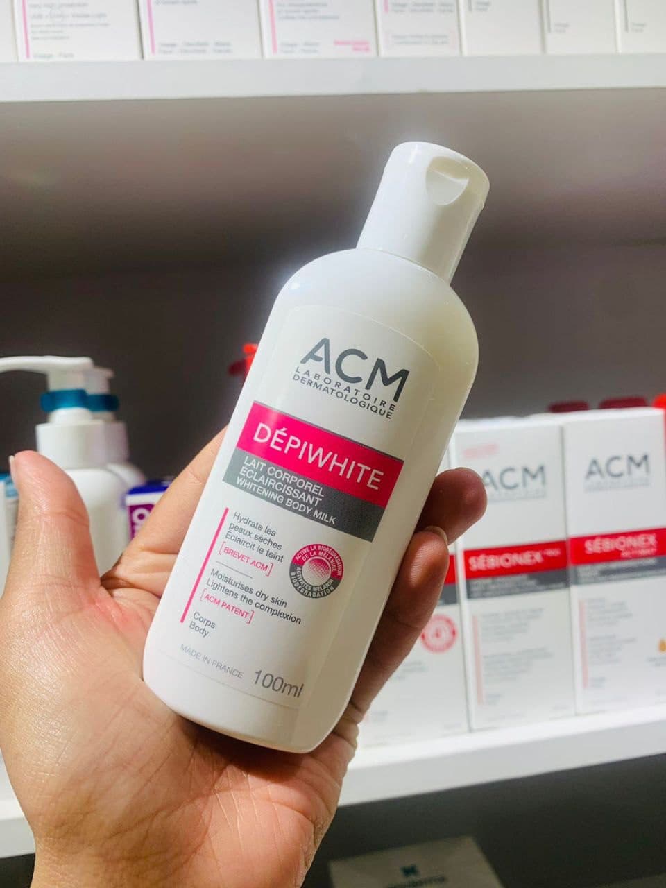 لوسیون روشن کننده و رفع جوش بدن دپی وایت ACM acm laboratoire M DEPIWHITE WHITENING BODY MILK – 100ml