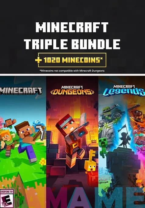 اکانت قانونی Minecraft Triple Bundle — تصویر ۲