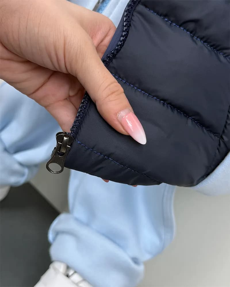 ست سویشرت شلوار بچگانه آبی آسمانی زمستانی کد 1113 — تصویر ۵