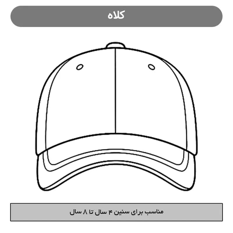 کلاه کپ بچگانه سفید آدیداس (adidas) کد 4414 — تصویر ۴