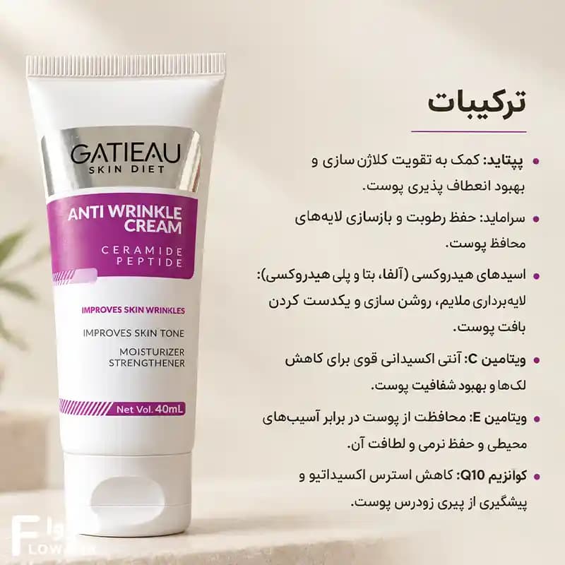 کرم ضد چین و چروک گاتیو 40mil — تصویر ۳