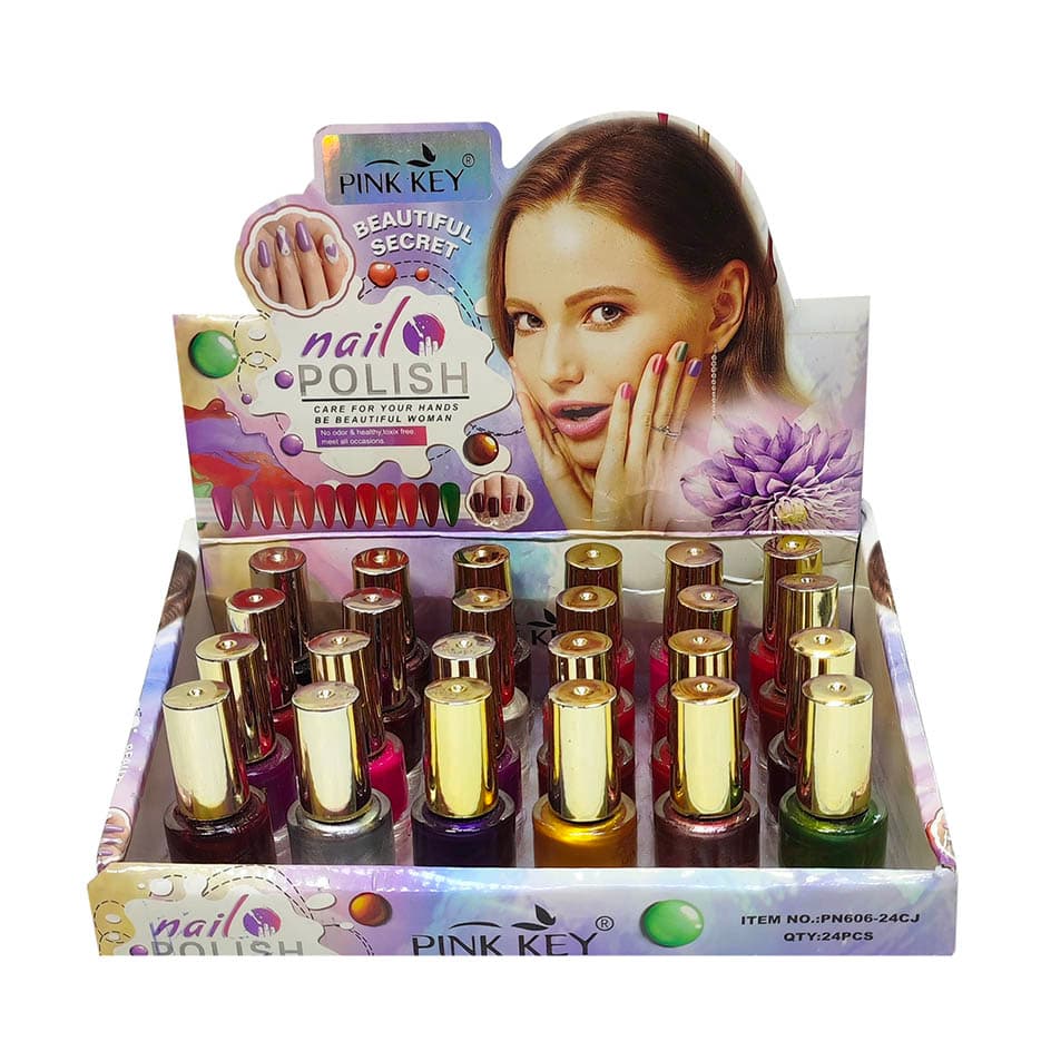 لاک ناخن بچه پینک کی کد PN606