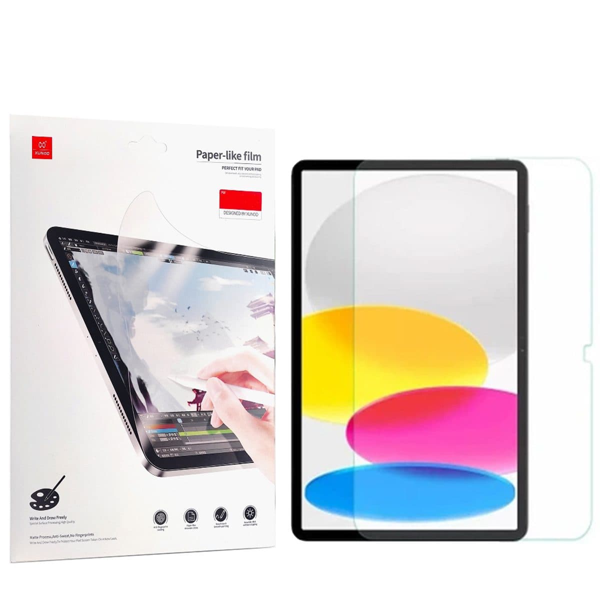 گلس مات ژاند مدل paper like film برای ipad 10.9 2022