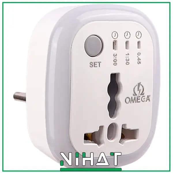 مبدل برق تایمر دار امگا مدل M100