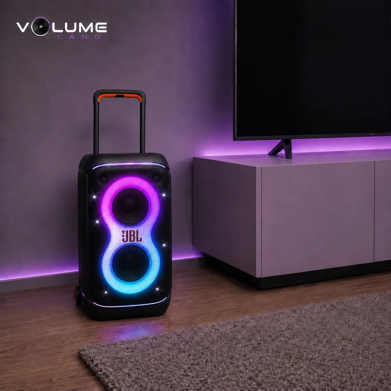 اسپیکر بلوتوثی قابل حمل مدل JBL Partybox Stage 520 — تصویر ۲