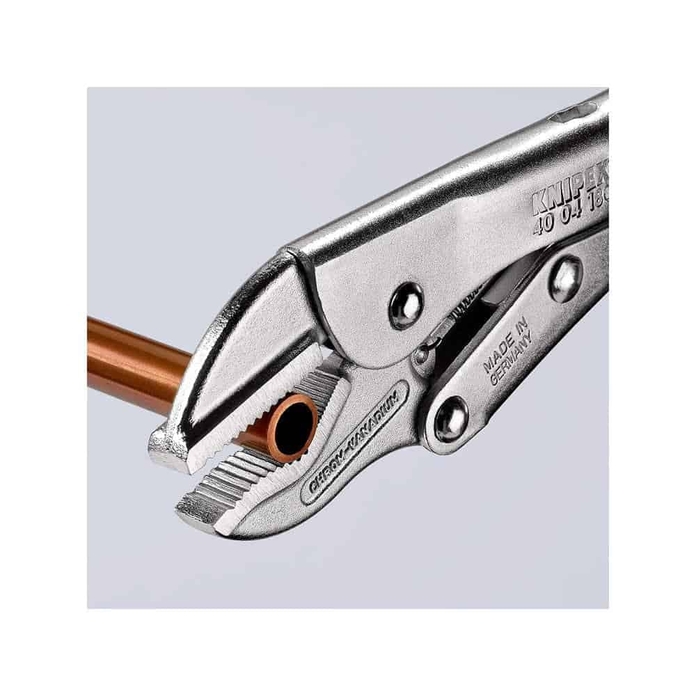 انبر قفلی کنیپکس7 اینچ مدل KNIPEX 4104180 (سایز 180 میلی متر) — تصویر ۲
