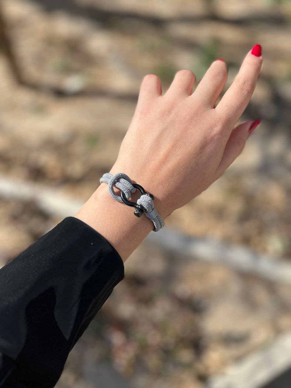 دستبند طنابی امگا اسپورت کد omg10014 گالری موژان حیدری — تصویر ۲