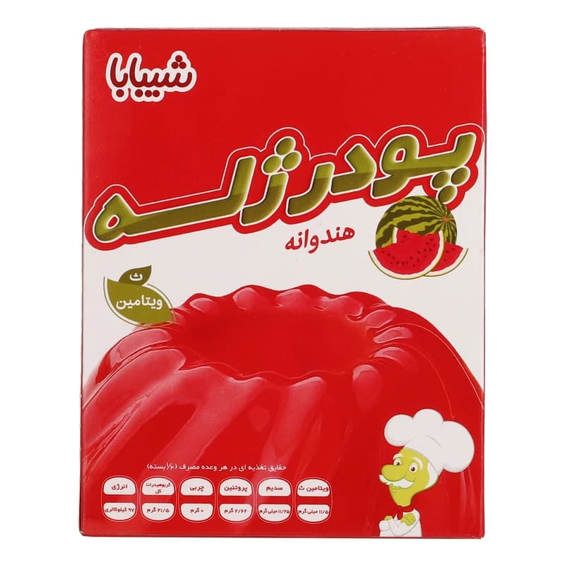 پودر ژله هندوانه شیبابا — تصویر ۲