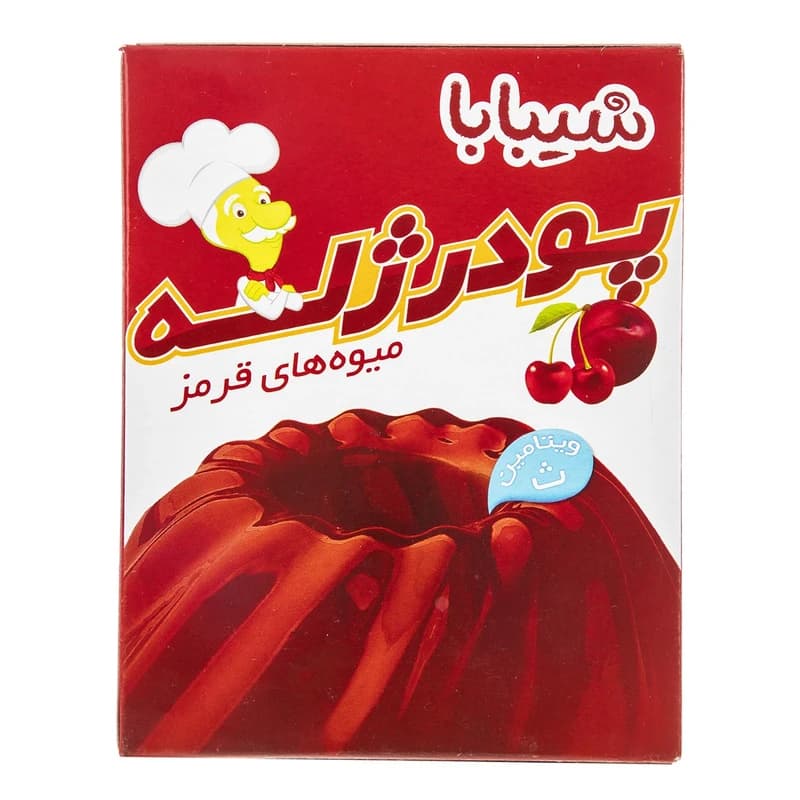 پودر ژله میوه های قرمز شیبابا — تصویر ۲