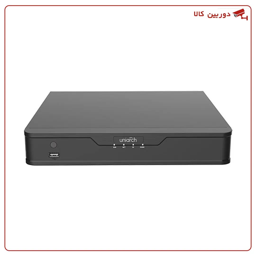دستگاه ضبط دوربین مداربسته uniarch 4 کانال مدل NVR-104B — تصویر ۲