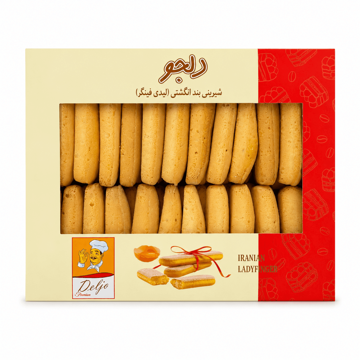 بیسکویت لیدی فینگر دلجو 900 گرمی