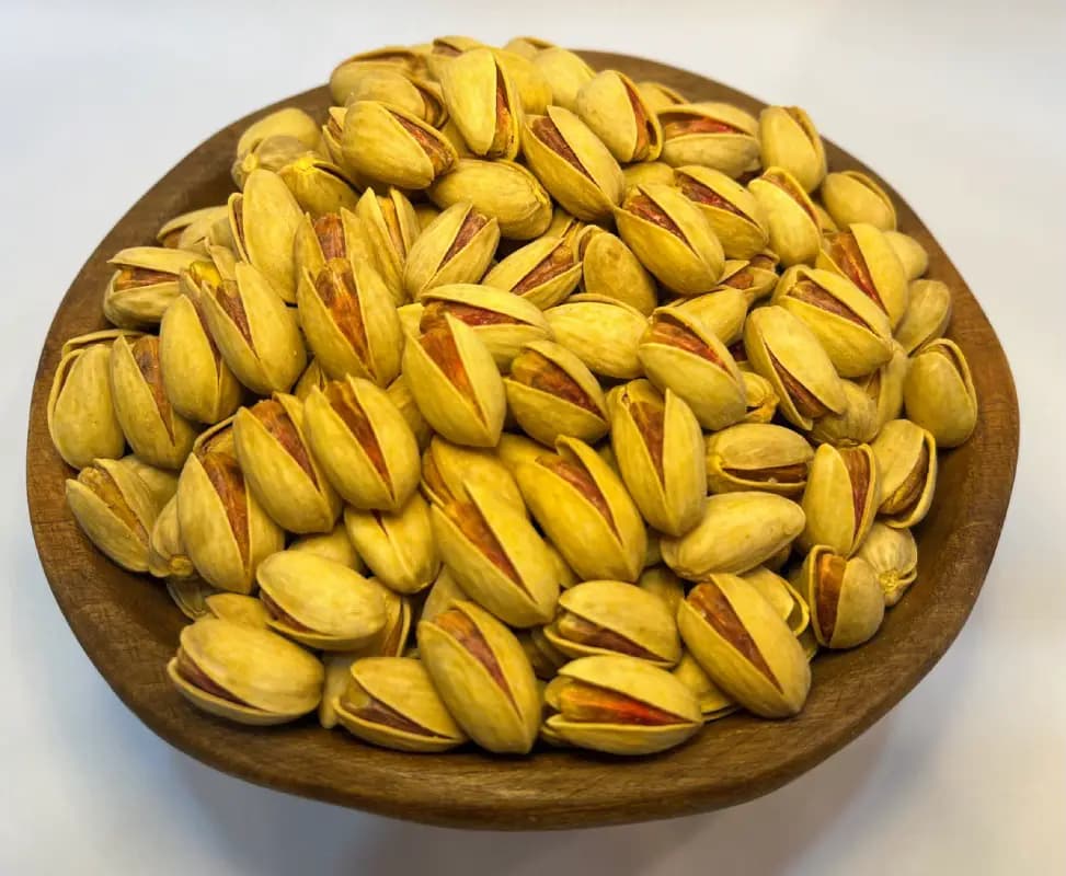 پسته اکبری ممتاز نمکی زعفرانی ۵۰۰ گرمی