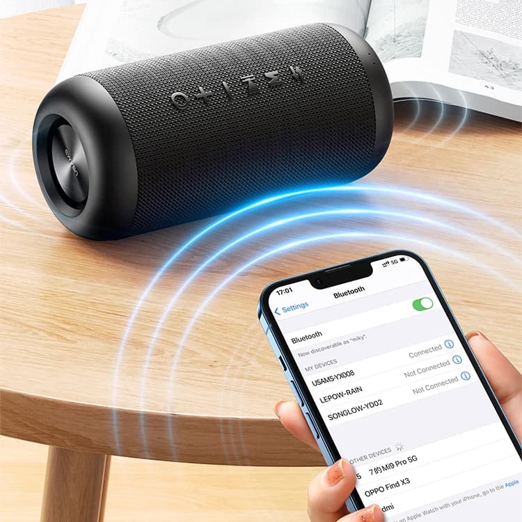 اسپیکر بلوتوث یوسمز USAMS YX008 YX Series Portable Outdoor Wireless Speaker توان 10 وات — تصویر ۷
