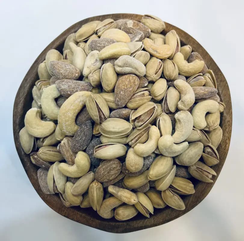 آجیل دو آتیشه عربی نمک دریا پودری ۵۰۰ گرمی