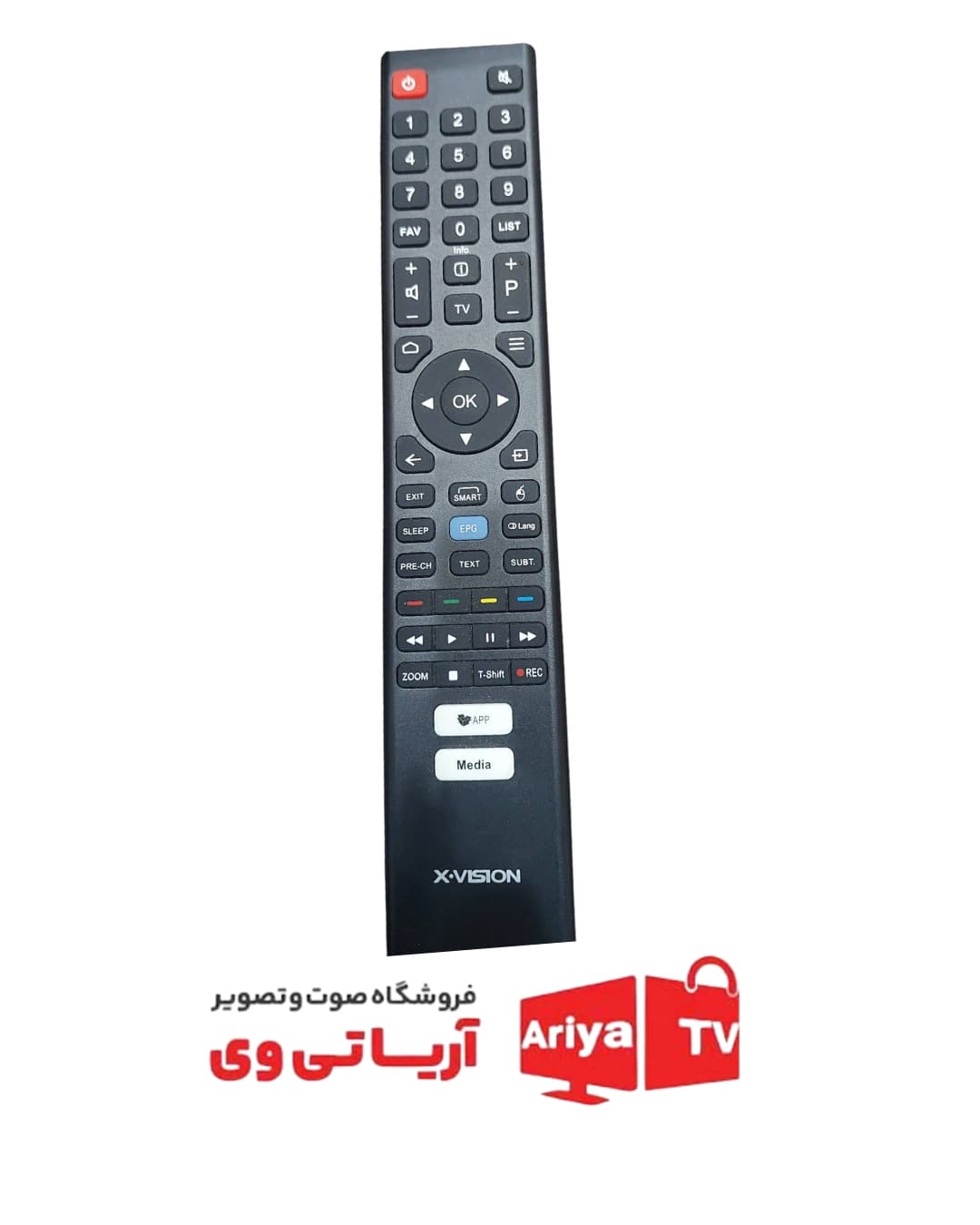 ریموت کنترل هوشمند تلویزیون ایکس ویژن