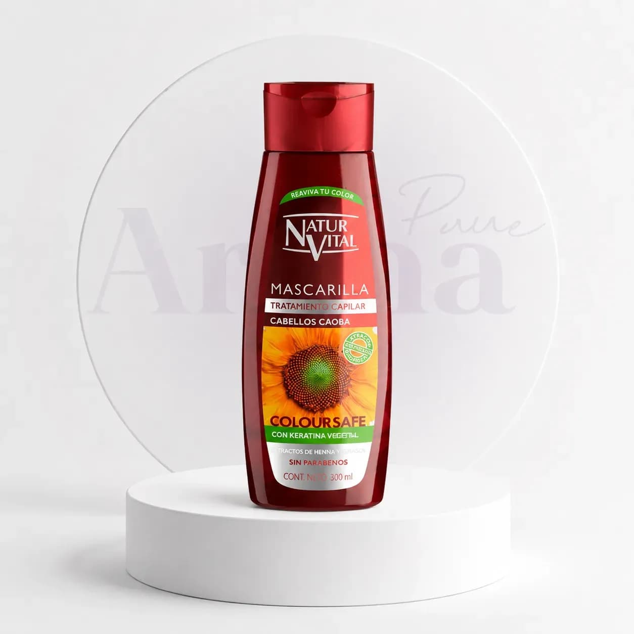 ماسک مو ماهاگونی نچرال ویتال مدل MAHOGANY حجم 300 میلی لیتر