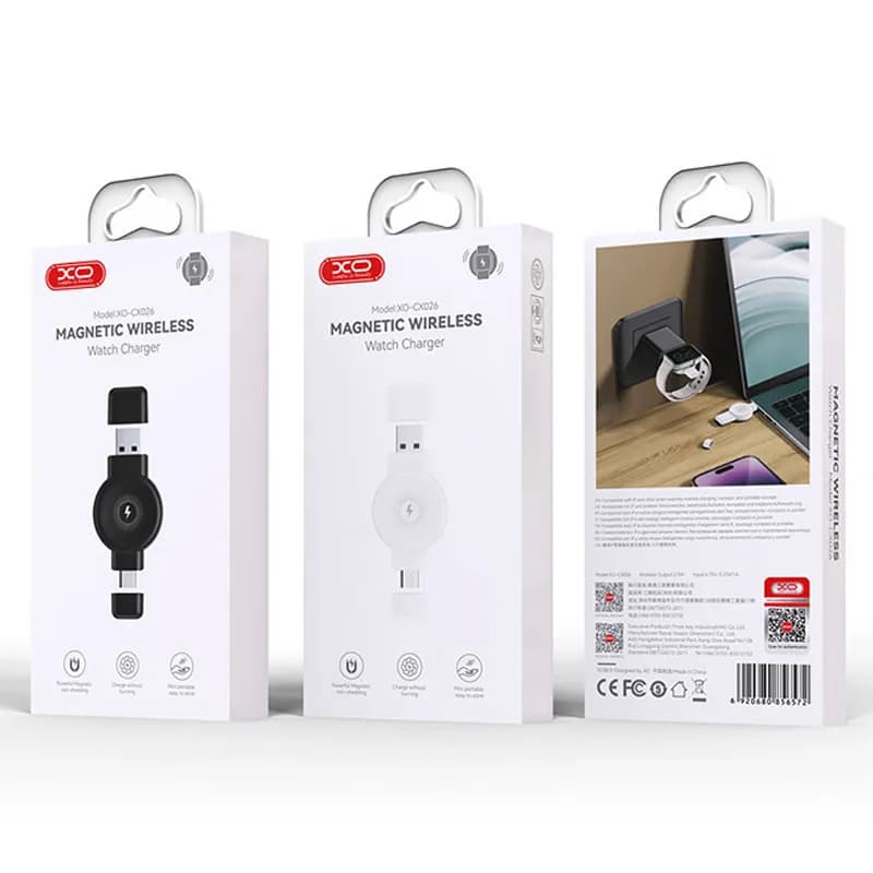 شارژر بی سیم اپل واچ ایکس او XO CX026 — تصویر ۴