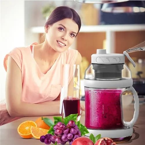 مخلوط کن قابل حمل گرین لاین Green Lion Mega Pro Portable Blender GNMGAPPBLDWH ظرفیت 2000 میلی لیتر — تصویر ۴