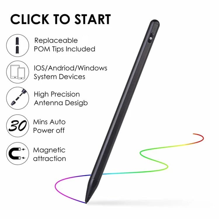 قلم لمسی اوی Awei P3 Smooth Writing Capactive Stylus Pen مناسب آیپد — تصویر ۳