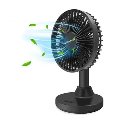 پنکه رومیزی شارژی اوی Awei F29 Desktop Silent Fan — تصویر ۳