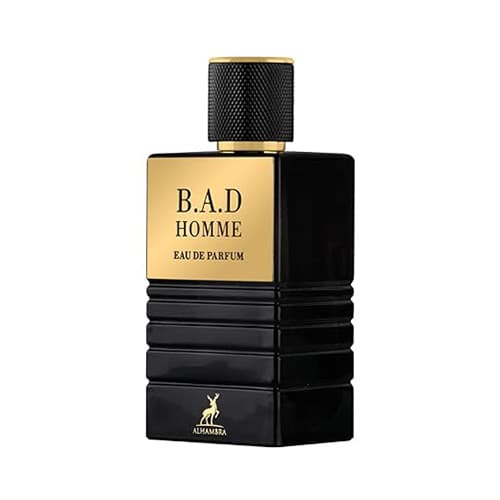 ادکلن مردانه بد هوم مشابه رایحه بد بوی(bad homme)برند الحمبرا حجم 100 میل