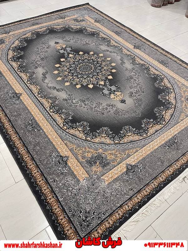 فرش طرح کارن دودی 500 شانه ورژن