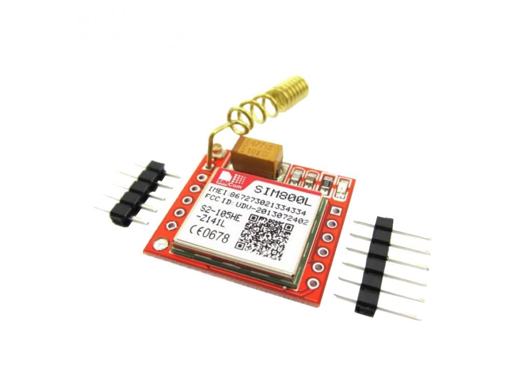 ماژول راه انداز GSM چهار باند SIM800L آپدیت شده با قابلیت GPRS / GSM / SMS — تصویر ۲
