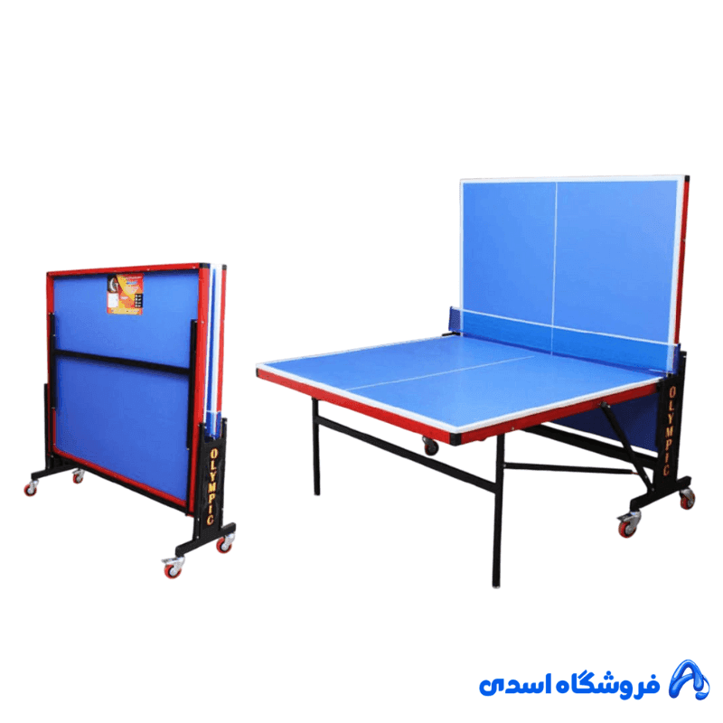 میز پینگ پنگ 4 چرخ ملامینه D2 المپیک