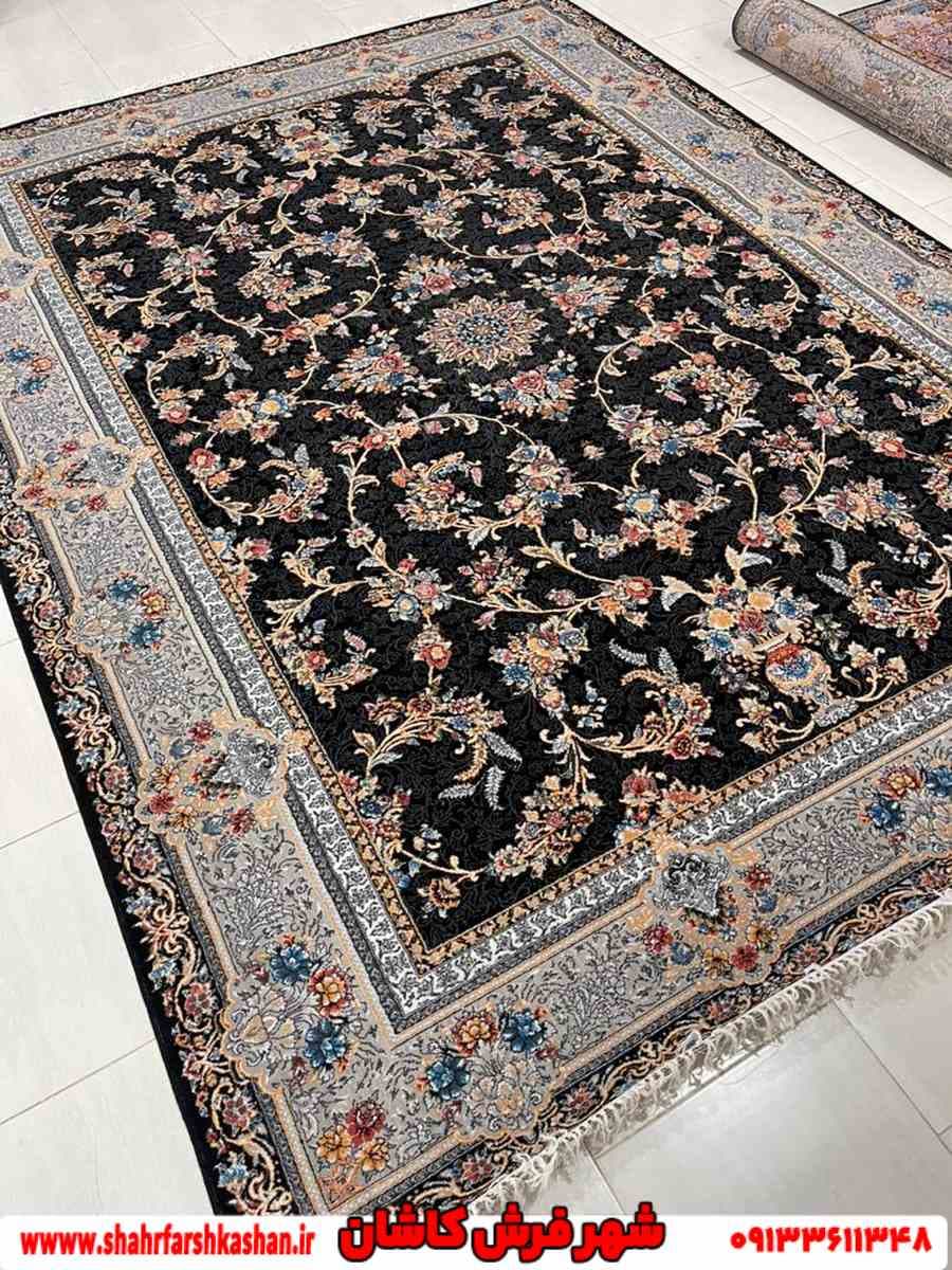 فرش افشان سورمه ای 700 شانه پناه