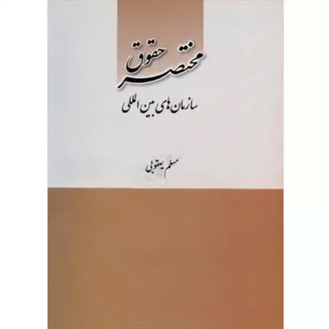 مختصر حقوق سازمان‌های بین المللی